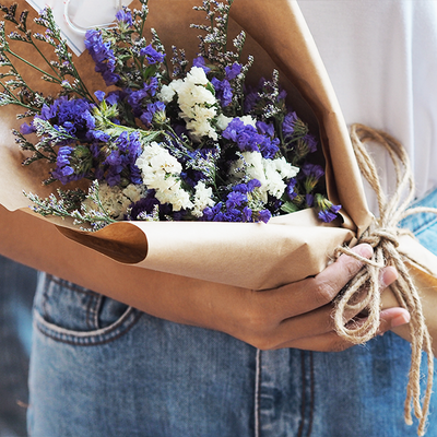 Bouquet Champêtre Mauve